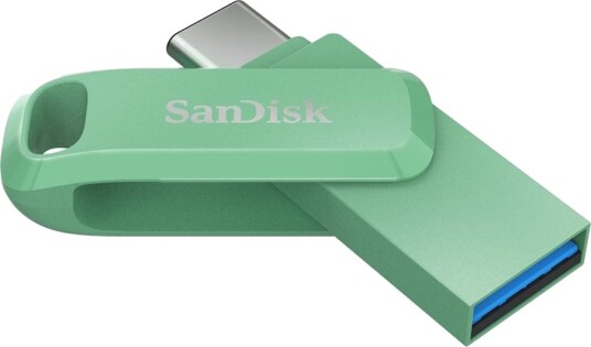 SanDisk Ultra Dual Drive Go USB-minne 128 GB USB-C Absintgrønn