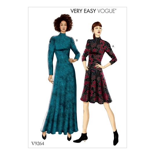 Vogue 9264 - Kjole E5 (14-16-18-20-22)