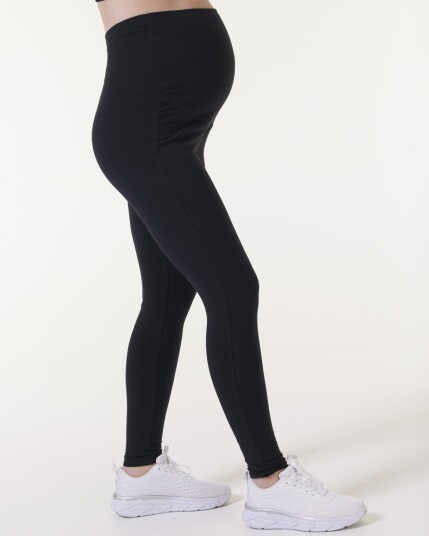 LEVITY Mama Cotton Leggings Black - XS