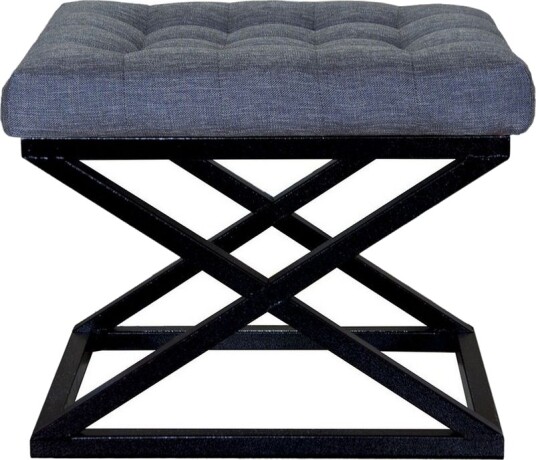 Gillie Sittepuff 40 cm Svart/Blå