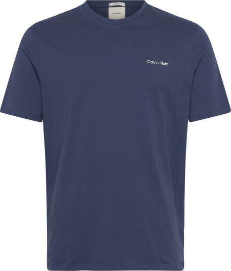 Calvin Klein Ss Micro Logo Crewneck Tee Navy S Calvin Klein Ss Micro Logo Crewneck Tee Navy S