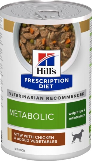 Hill'S Prescription Dietmetabolic Ragout Med Høns Og Grønnsaker 12 X 354 G
