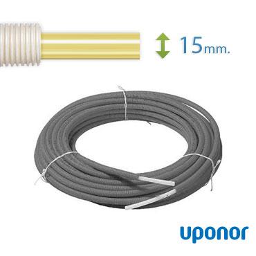 50 meter Uponor Combi Pex, Rør I Rør 15 mm til Vann og Varme