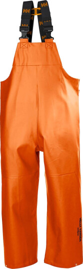 HH Workwear Workwear Helly Hansen Gale Vanntett Regnbukse Med Seler Oransje M