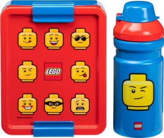 LEGO®  Lunsjsett ikonisk blå/rød