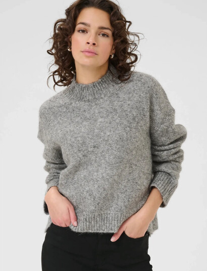 Kaffe Kalabis Pullover - Grey - M Kaffe Kalabis Pullover - Grey - M