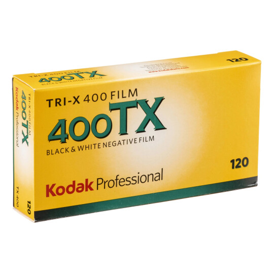 Kodak Tri-X 400 120 film 5pk. Sort/Hvit negativ film. ISO 400 Kodak Tri-X 400 120 film 5pk. Sort/Hvit negativ film. ISO 400