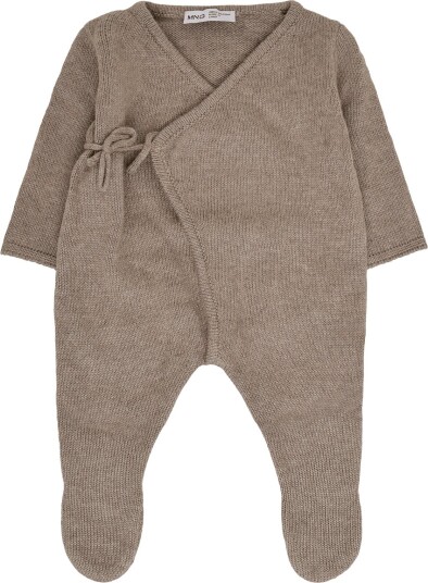 Mango Wrap Long Jumpsuit MEDIUM BROWN 68 Mango Wrap Long Jumpsuit MEDIUM BROWN 68