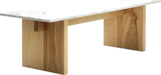 Normann Copenhagen Solid Table salongbord 130 x 38,5 x 40 cm White