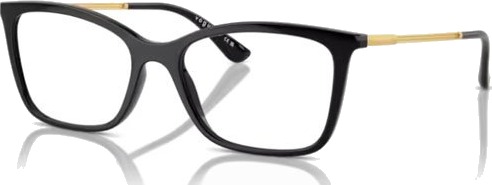 Briller VO5563 fra Vogue Svart plast|metall firkantet Small Briller VO5563 fra Vogue Svart plast|metall firkantet Small