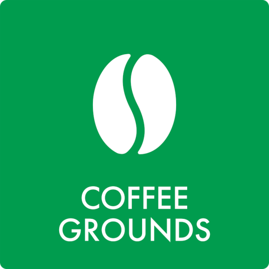Avfallsskilt Coffee grounds Avfallsskilt Coffee grounds