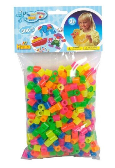 Hama Ironing Beads Mix Neon Maxi 500pcs.