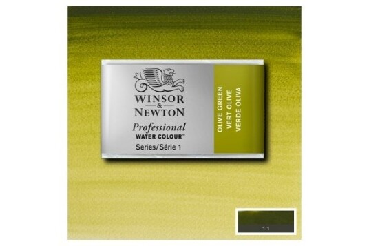 Prof Water Colour Pan/W Olive Green 447 Prof Water Colour Pan/W Olive Green 447