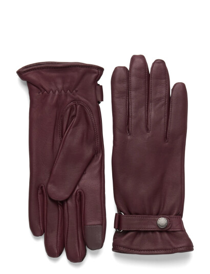 Hestra Menja Black - Burgundy - 8