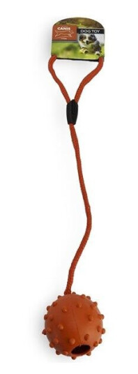 Active Canis Ball With Rope Red Active Canis Ball With Rope Red