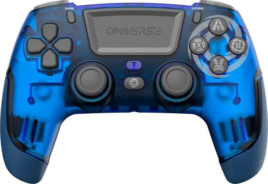 Oniverse Revolt Trådløs Bluetooth-kontroller PS4/PS3/PC/Android/iOS Neptune Blue