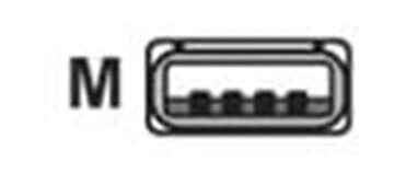 Datalogic USB A-RJ45 2.0 Kabeladapter 2m Svart