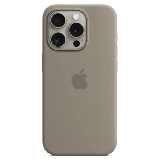Apple iPhone 15 Pro Max Silikondeksel MagSafe i Grå