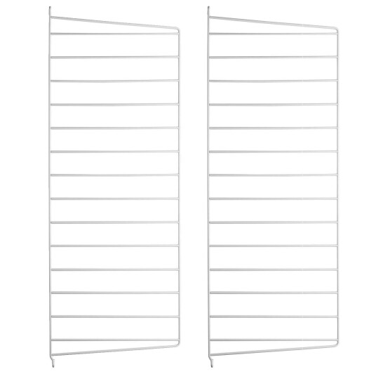 String veggavl hvit 75x30 cm 2-pk