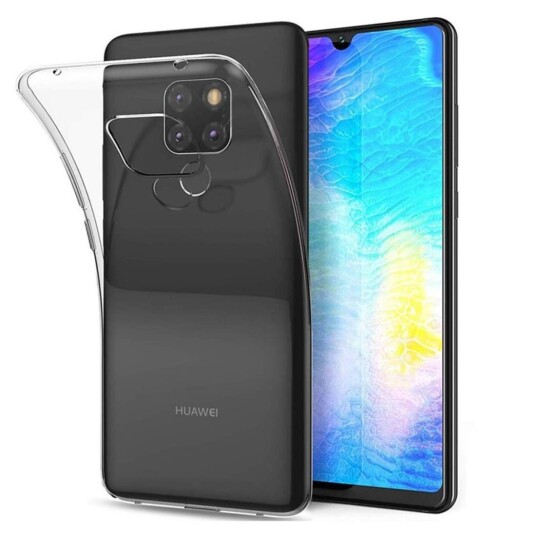 Huawei Mate 20 - Gjennomsiktig silikondeksel Huawei Mate 20 - Gjennomsiktig silikondeksel