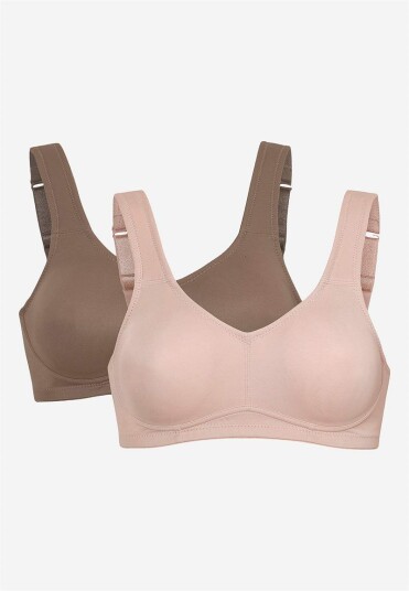Cellbes Soft-BH Ingrød 2-pack 80B