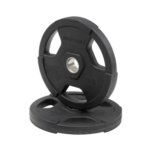 Olympisk Vektskive, gummi, Master, 20 kg