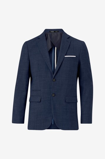 Selected Homme Blazer slhSlim Oasis Linen Blz B Noos Blå