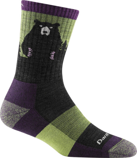 Darn Tough Women's Bear Town Micro Crew Light Cushion S ( 35-37 . 5 ) , Lime