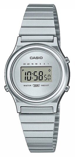 Casio Dameklokke LA700WE 7AEF Mini Collection Sølvfarget/Stål