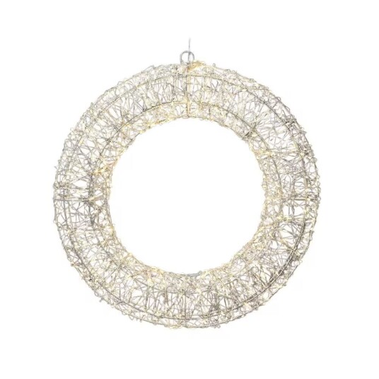 Lumineo Julekule Varm Hvit 38 x 7 cm Adventkranse MicroLED