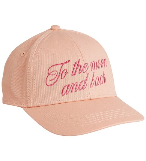 Mini Rodini To The Moon Emb Cap Pink 52/54 Mini Rodini To The Moon Emb Cap Pink 52/54