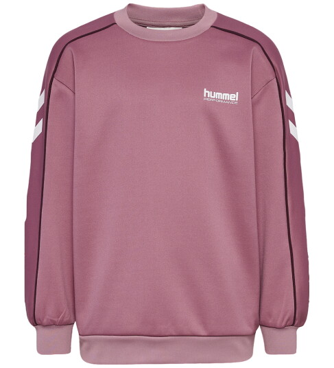 Hummel Genser   hmlJR Performance   Interlock genser med rund ha   Hummel   13 14 år 158 164   Genser   Lilla