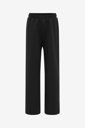 Kids Only Sweatbukser Kogalina Wide Pant Swt Svart