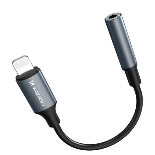 Wozinsky Lydadapter Lightning 3,5 Mm Svart