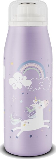 Alfi Unique Unicorns Termoflaske for Barn - 0,35Lilla
