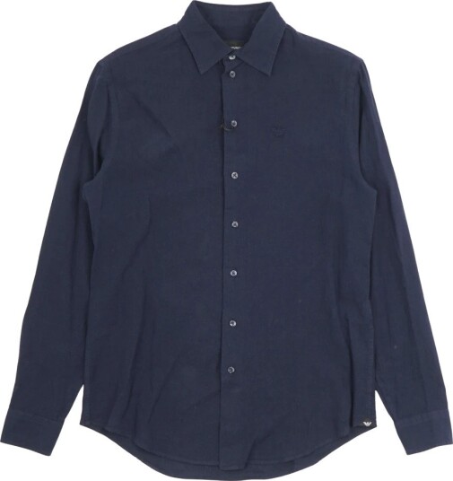 Emporio Armani Herre Skjorter Blå L,