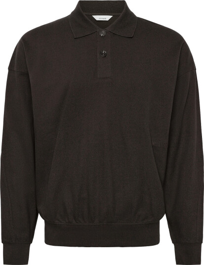 Annarr Anrarchel Ls Polo Sweat Khaki green M Annarr Anrarchel Ls Polo Sweat Khaki green M