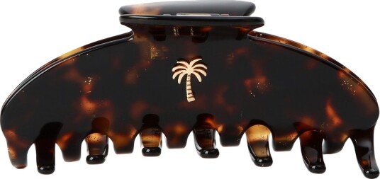 Fan Palm Fan Palm Hair Clips   Brown   ONE SIZE
