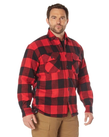 Rothco Lumberjack skjorte med fôr Rød