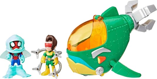 Hasbro Marvel Spidey Og Vennene Hans Doktorsett Med Doc Ock Og Spider Man Figurer 3+ År Hasbro Marvel Spidey Og Vennene Hans Doktorsett Med Doc Ock Og Spider Man Figurer 3+ År