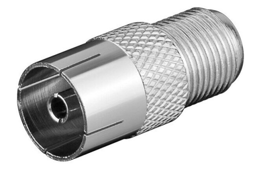 Pro F-adapter: F female > Coaxial female
