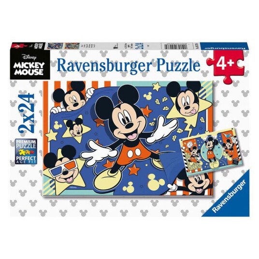 Ravensburger Disney Mickey Mouse 2x24pcs Ravensburger Disney Mickey Mouse 2x24pcs
