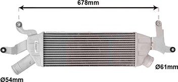 Intercooler VAN WEZEL 09014703