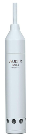Audix M55whc Hanging 12mm Condenser Mic Hypercardioid Hvit