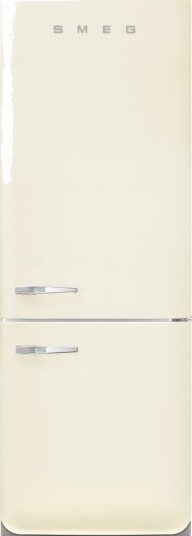 Smeg 50s Style Kremfarget Kombiskap FAB38RCR6 med Multiflow Kjølesystem Smeg 50s Style Kremfarget Kombiskap FAB38RCR6 med Multiflow Kjølesystem