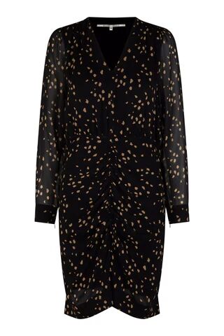 Second Female Mild Fitted Dress Black XS