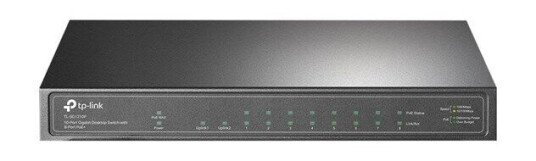 TP-Link TL-SG1210P 10-Port Gigabit Desktop Switch with 8-Port PoE+ (6935364052980)