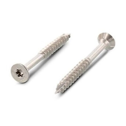 S+P Schäfer + Peters Gmbh Treskrue RUSTFRITT A2 Torx senkhode fresriller delgjenget 8,0 8,0 x 50  mm 100 stk.