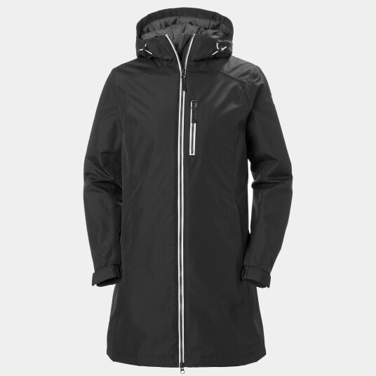 Helly Hansen Dame Lang Belfast Isolert Vinterjakke Svart M