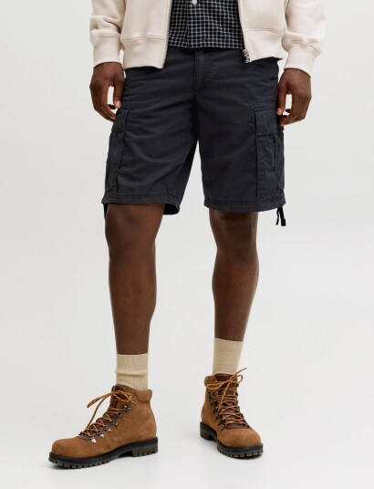 Jack & Jones Jpstcole Frank Cargo Shorts Mid Sn Black M